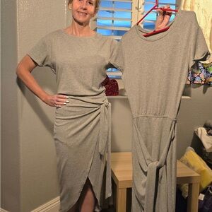 LBLC the label-Gray Casual Women's Dress